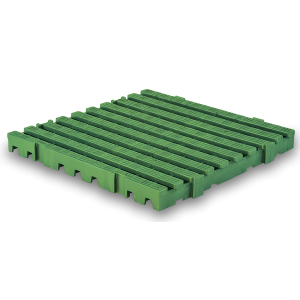 Plastic slat floor